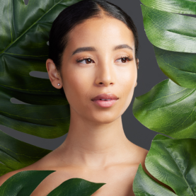 woman with soft skin