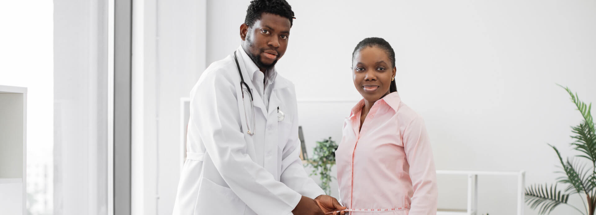 doctor and patient having a photo together