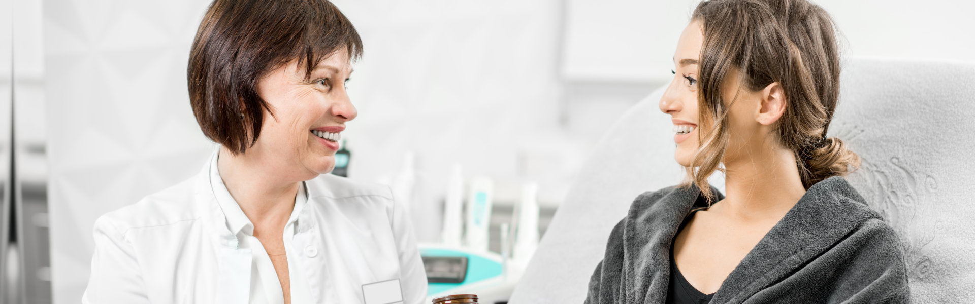 Woman Receives Skincare Treatment